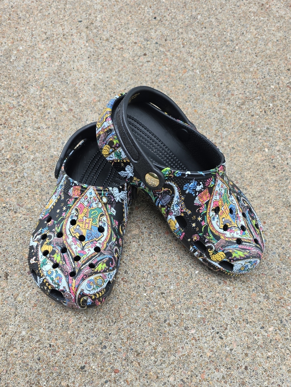 Crocs X Harry Potter X Vera Bradley Black Limited Edition Clogs Size 5